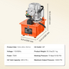 VEVOR Electric Hydraulic Pump, 10000 PSI 750W 110V, 488 in³/8L Capacity, Single Acting Manual Valve, Electric Driven Hydraulic Pump Power Pack Unit with Lever Switch for Punching/Bending/Jack Machines