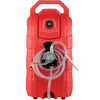 VEVOR Carrito de combustible de 16 galones, 7,8 L/min, contenedor portátil de tanque de almacenamiento de gas con bomba manual ruedas de goma