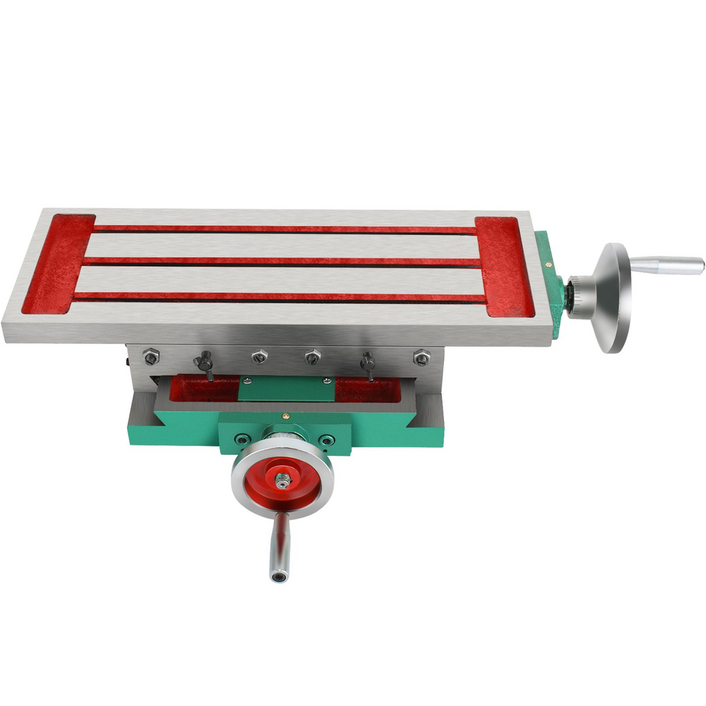 VEVOR Mesa de trabajo de fresado de 17,7 x 6,7 pulgadas movimiento de 2 ejes y 4 direcciones