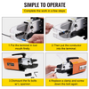 VEVOR troqueladora Herramienta de engarzado neumática AM-10 de terminales de cable accionada por aire neumático 16 mm2 (Engarzadora AM-10)