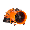 VEVOR Portable Ventilator, 8 inch Heavy Duty Cylinder Fan with 16.4ft Duct Hose, 195W Strong Shop Exhaust Blower 1070CFM, Industrial Utility Blower for Sucking Dust, Smoke, Smoke Home/Workplace