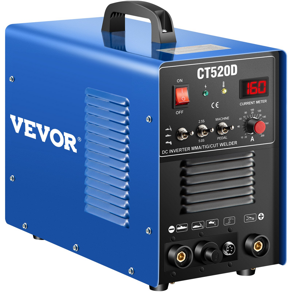 VEVOR Cortador de plasma CT520D/TIG/soldador combinado 3 en 1 50A/200A 110/220V