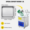 VEVOR Ultrasonic Cleaner 1.3L Professional Ultrasonic Cleaner with Digital Timer 40kHz Excellent Ultrasonic Cleaning Machine 110V for Jewelry Watch Ring Coin Diamond Eyeglasses Small Parts Cleaning