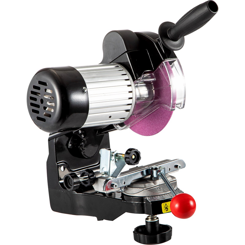 VEVOR Afilador de Motosierra 230W, Amoladora de Cadena Profesional Multiángulo Ajustable 3000RPM para Cadenas de 1/4" a 2/5"