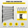 VEVOR Puerta de seguridad plegable individual, de 50" de alto x 75" de ancho puerta de seguridad expandible flexible, de barricada rodante de 360°