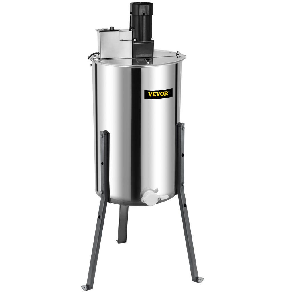 VEVOR Extractor de miel eléctrico, separador, Extractor de abejas de 3 marcos