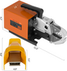 VEVOR Herramienta engarzadora neumática Am-10, Máquina engarzadora de terminales de cable accionada por aire Engarzadora de hasta 16 mm2,  con 15 juegos de troqueles