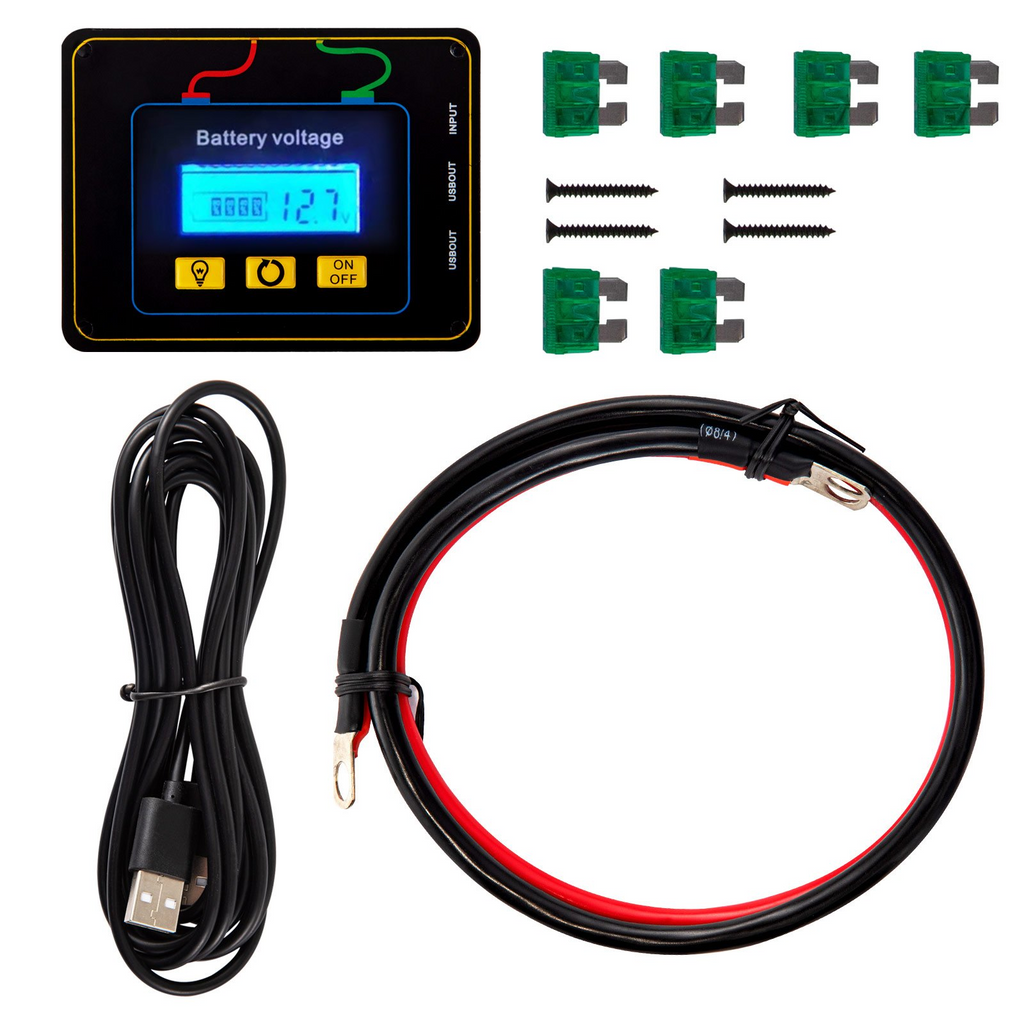 Inversor de corriente VEVOR, inversor de onda sinusoidal modificada de 3000 W, convertidor de coche de 24 V CC a 120 V CA, con pantalla LCD