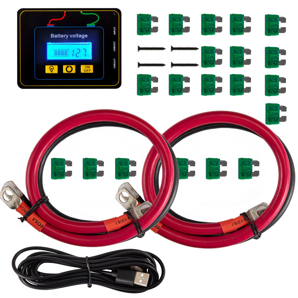 Inversor de corriente VEVOR, inversor de onda sinusoidal modificada de 5000 W, convertidor de coche de CC de 12 V a CA de 120 V, con mando a distancia LCD, indicador LED