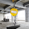 VEVOR Chain Hoist 2200lbs/1ton Chain Block Hoist Manual Chain Hoist 3m/10ft Block Chain Hand Chain Lifting Hoist w/Two Hooks Chain Pulley Tackle Hoist Winch Lifting Pulling Equipment Yellow