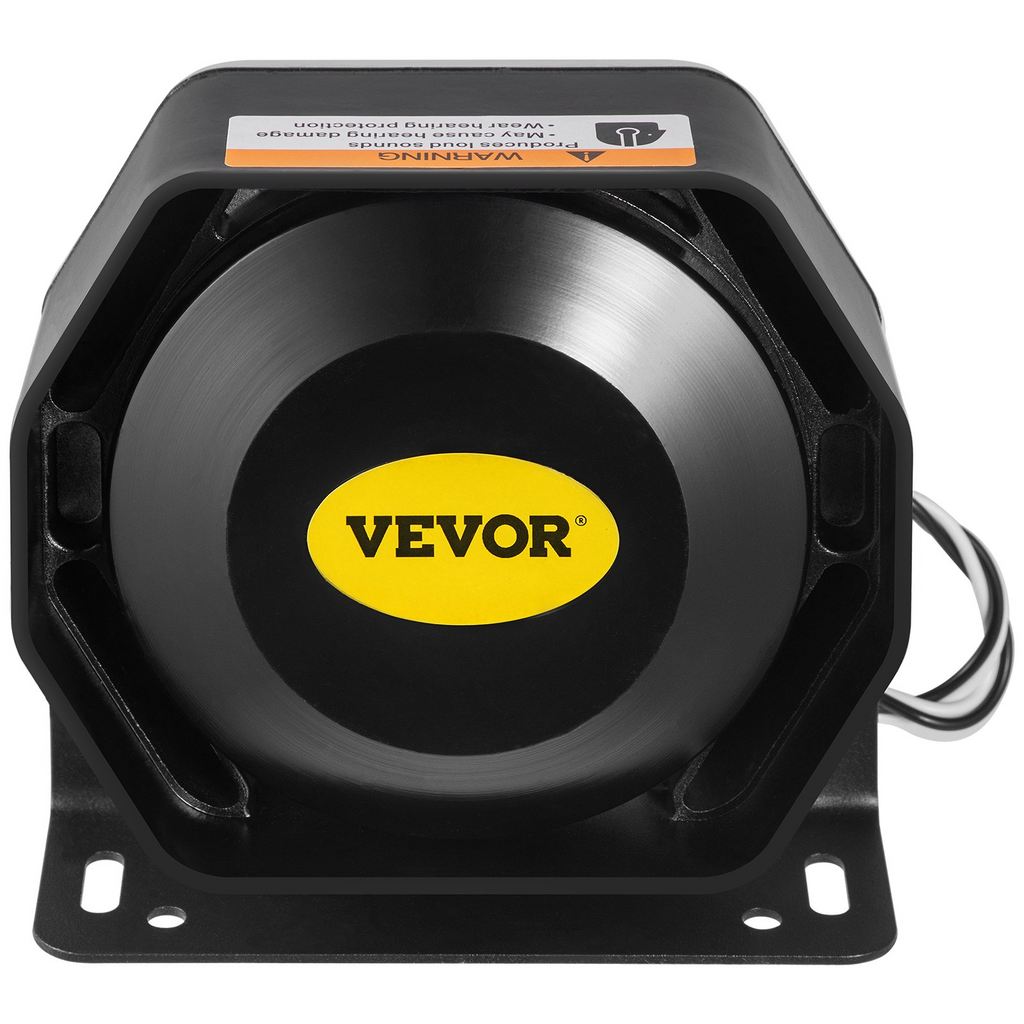 sistema de Altavoz VEVOR 400W 8 sonidos para coche advertencia alarma policía fuego cuerno PA altavoz sistema MIC