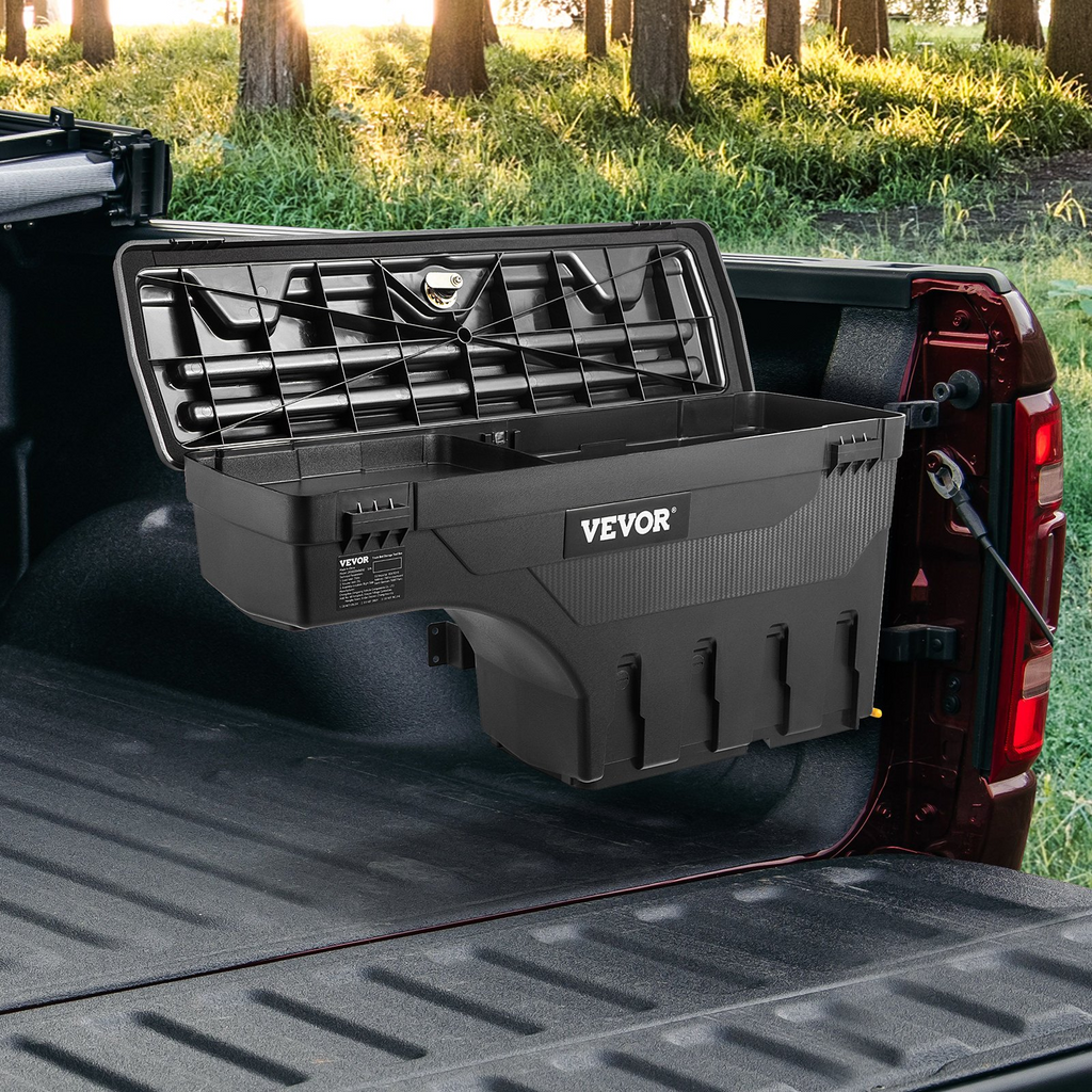 VEVOR Caja de herramientas de almacenamiento para caja de camión Dodge Ram 1500 2019-2021 izquierda y derecha