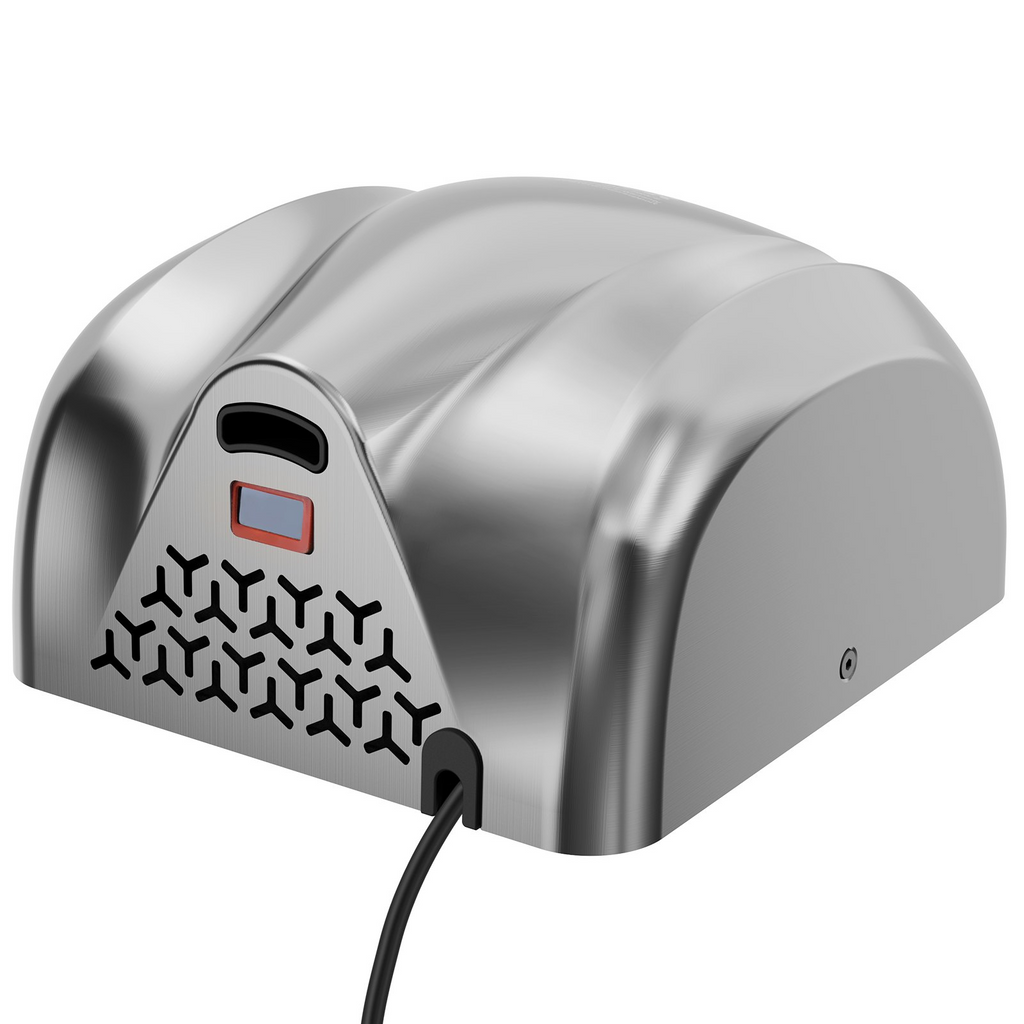 VEVOR Heavy Duty Commercial Hand Dryer, 1300W Automatic High Speed Stainless Steel Warm Wind Hand Blower, 120V Plug In/Hardwired Two Power Options, Compliant for Industry Business Restrooms