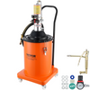 VEVOR Grease Pump, 5 Gallon 20L, Air Operated Grease Pump with 13 ft High Pressure Hose and Grease Gun, Pneumatic Grease Bucket Pump with Wheels, Portable Lubrication Grease Pump 50:1 Pressure Ratio