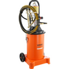 VEVOR Grease Pump, 3 Gallon 12L, Air Operated Grease Pump with 13 ft High Pressure Hose and Grease Gun, Pneumatic Grease Bucket Pump with Wheels, Portable Lubrication Grease Pump 50:1 Pressure Ratio