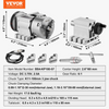 VEVOR Cabezal divisorio, mandril de 3 mordazas K11-100 mm, fresadora CNC, eje rotacional, 4to eje, cabezal indexador de eje A, altura central de 2,6"/65 mm, contrapunto MT2, relación de engranaje 6:1, universal para grabado