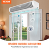 VEVOR Cortina de aire comercial para interiores de 42 pulgadas 2 velocidades, 1350 CFM, 110 V sin calefacción