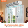 VEVOR Cortina de aire comercial para interiores de 36 pulgadas, superpotencia, 2 velocidades, 1200 CFM,  110 V sin calefacción